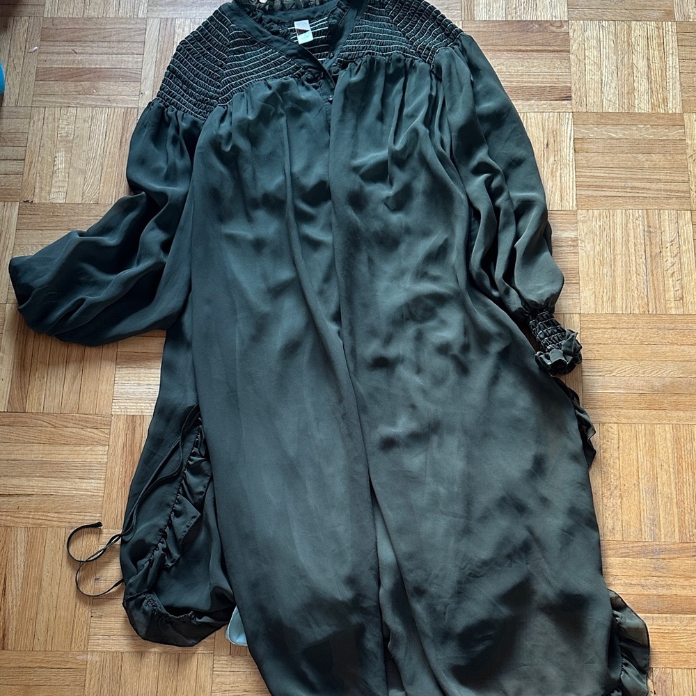 We Are HAH Green Long-Sleeve Dress